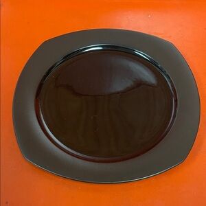 Nikko Ceramics Glossy Black Plate